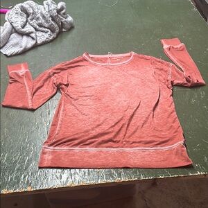 Maurices XS Red Long Sleeve Top